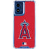 MLB Los Angeles Angels - Solid Distressed Moto G Play 4G (2024) Clear Case