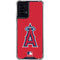 MLB Los Angeles Angels - Solid Distressed Moto G Power 5G (2024) Clear Case