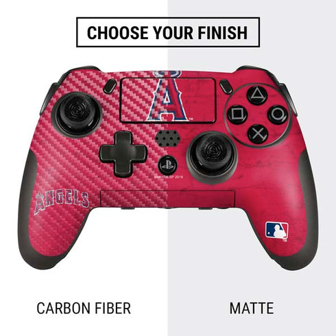 MLB Los Angeles Angels - Solid Distressed PlayStation Scuf Vantage 2 Controller Skin