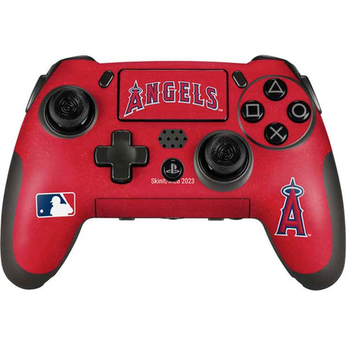 MLB Los Angeles Angels - Solid Distressed PlayStation Scuf Vantage 2 Controller Skin
