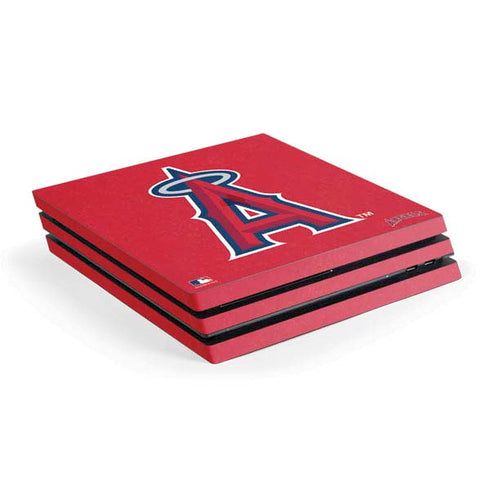 MLB Los Angeles Angels - Solid Distressed PlayStation PS4 Skins