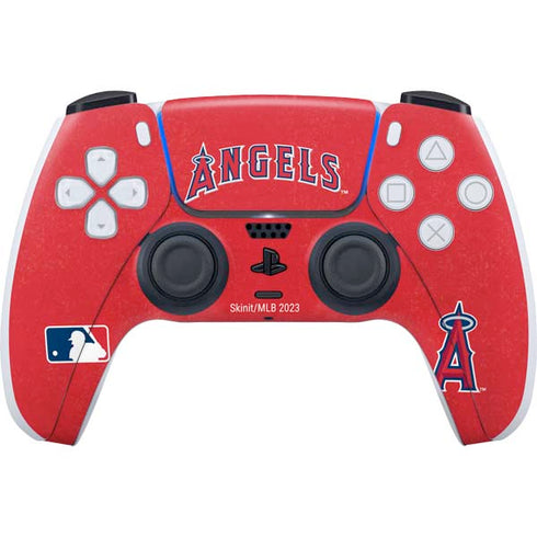 MLB Los Angeles Angels - Solid Distressed PlayStation PS5 Skins