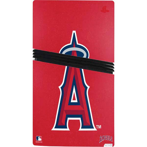 MLB Los Angeles Angels - Solid Distressed PS5 Pro Console Skin