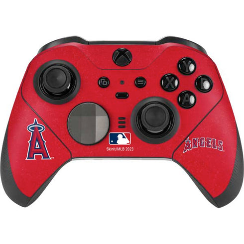 MLB Los Angeles Angels - Solid Distressed Xbox Elite Wireless Controller Series 2 Skin