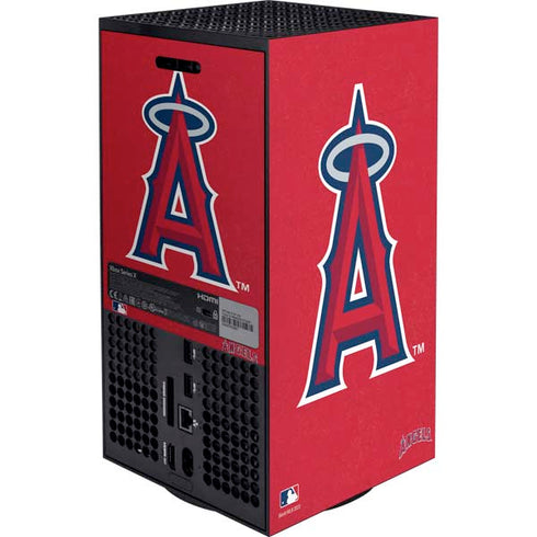 MLB Los Angeles Angels - Solid Distressed Xbox Series X Bundle Skin
