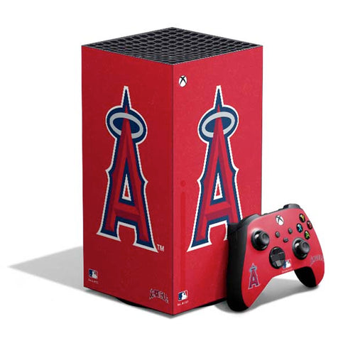 MLB Los Angeles Angels - Solid Distressed XBox Series X Digital Edition Bundle Skin