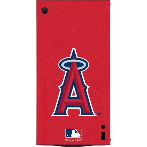 MLB Los Angeles Angels - Solid Distressed XBox Series X Digital Edition Console Skin