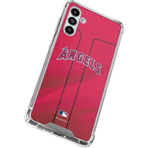 MLB Los Angeles Angels Alternate Jersey Galaxy A13 5G Clear Case