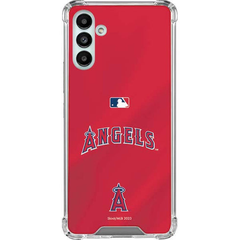 MLB Los Angeles Angels Alternate Jersey Galaxy A13 5G Clear Case