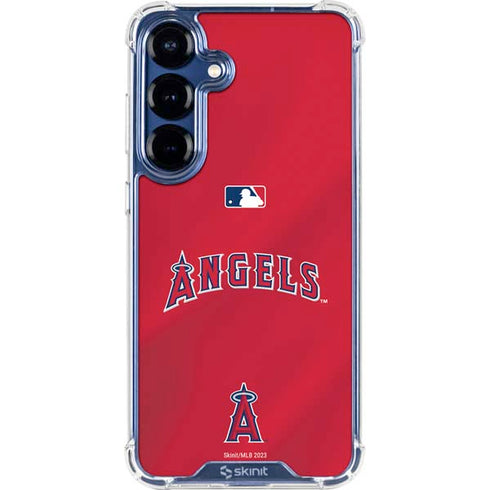 MLB Los Angeles Angels Alternate Jersey Galaxy S25 FE Clear Case