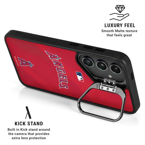 MLB Los Angeles Angels Alternate Jersey Galaxy S25 FE Kickstand Case