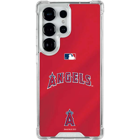 MLB Los Angeles Angels Alternate Jersey Galaxy S25 Ultra Clear Case