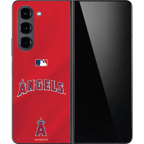 MLB Los Angeles Angels Alternate Jersey Galaxy Z Fold5 5G Skin