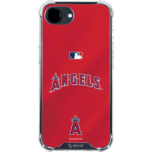 MLB Los Angeles Angels Alternate Jersey iPhone 16e Clear Case