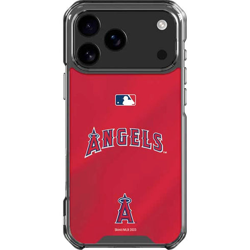 MLB Los Angeles Angels Alternate Jersey iPhone 17 Pro Max Clear Case