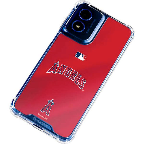 MLB Los Angeles Angels Alternate Jersey Moto G 5G (2024) Clear Case