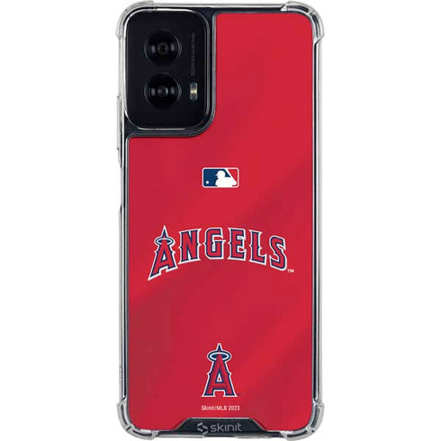 MLB Los Angeles Angels Alternate Jersey Moto G Power 5G (2024) Clear Case