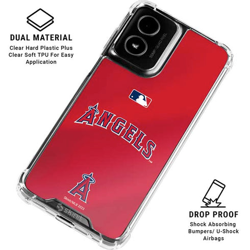 MLB Los Angeles Angels Alternate Jersey Moto G Power 5G (2024) Clear Case