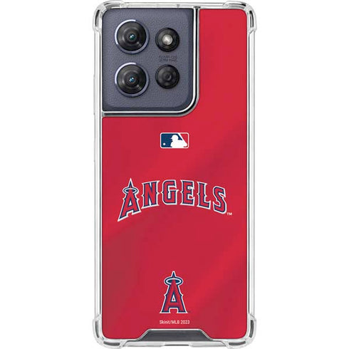 MLB Los Angeles Angels Alternate Jersey Moto G Power 5G (2025) Clear Case