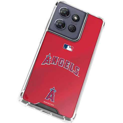 MLB Los Angeles Angels Alternate Jersey Moto G Power 5G (2025) Clear Case