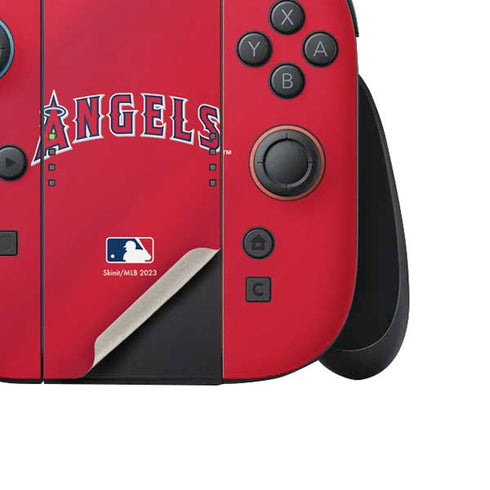 MLB Los Angeles Angels Alternate Jersey Nintendo Switch 2 (2025) Joy-Con Controller Skin