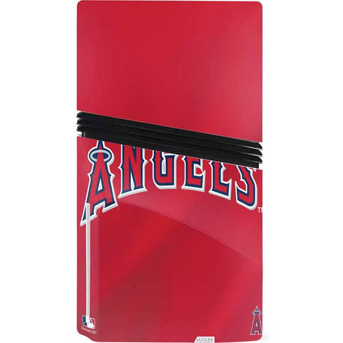 MLB Los Angeles Angels Alternate Jersey PS5 Pro Disk Console Skin