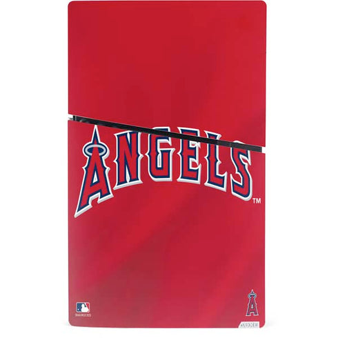 MLB Los Angeles Angels Alternate Jersey PS5 Slim Digital Edition Console Skin