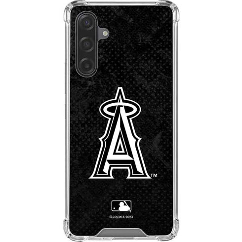 MLB Los Angeles Angels Dark Wash Galaxy A17 Clear Case