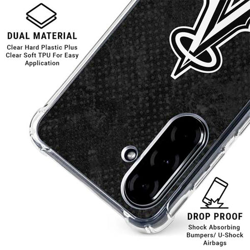 MLB Los Angeles Angels Dark Wash Galaxy A36 5G Clear Case