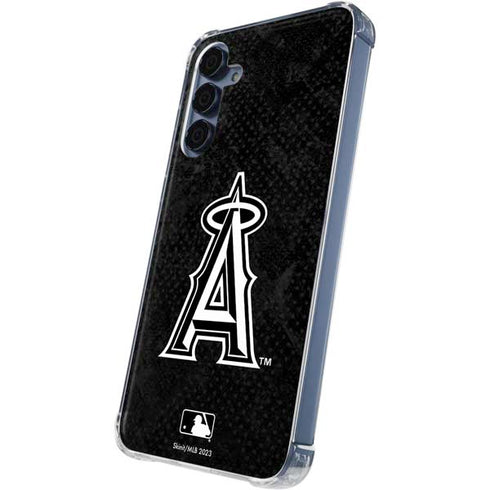 MLB Los Angeles Angels Dark Wash Galaxy A55 5G Clear Case