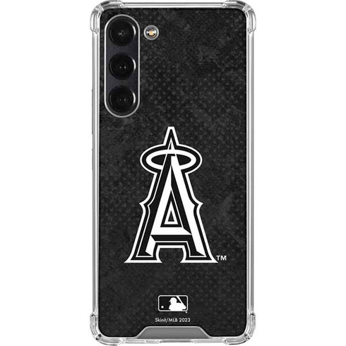 MLB Los Angeles Angels Dark Wash Galaxy S24 FE Clear Case