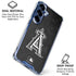 MLB Los Angeles Angels Dark Wash Galaxy S25 Plus Clear Case