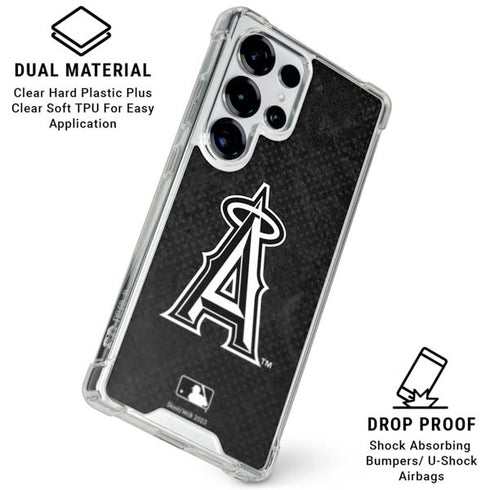 MLB Los Angeles Angels Dark Wash Galaxy S25 Ultra Clear Case