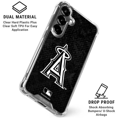 MLB Los Angeles Angels Dark Wash Galaxy S26 Clear Case
