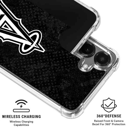 MLB Los Angeles Angels Dark Wash Galaxy S26 Plus Clear Case
