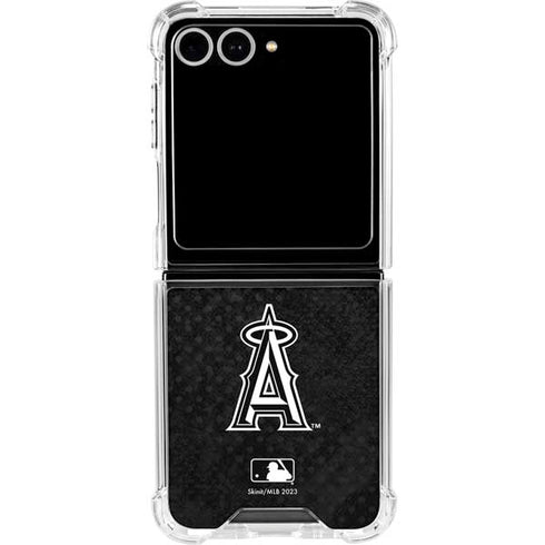 MLB Los Angeles Angels Dark Wash Galaxy Z Flip7 Clear Case