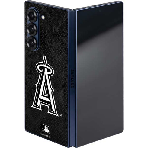 MLB Los Angeles Angels Dark Wash Galaxy Z Fold6 Skin