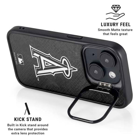 MLB Los Angeles Angels Dark Wash iPhone 14 Kickstand Case