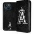 MLB Los Angeles Angels Dark Wash iPhone 15 Plus Folio Case