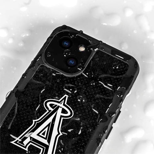 MLB Los Angeles Angels Dark Wash iPhone 15 Plus Waterproof Case