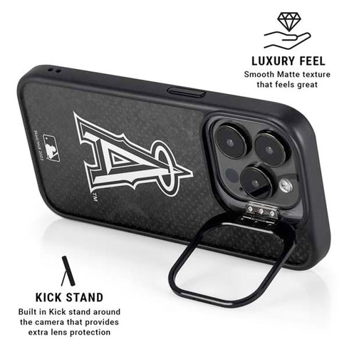 MLB Los Angeles Angels Dark Wash iPhone 15 Pro Max Kickstand Case