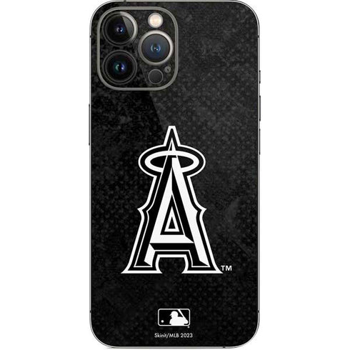 MLB Los Angeles Angels Dark Wash iPhone 15 Pro Max Skin