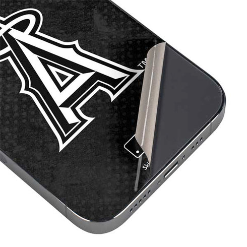 MLB Los Angeles Angels Dark Wash iPhone 15 Pro Max Skin