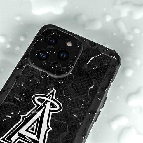 MLB Los Angeles Angels Dark Wash iPhone 15 Pro Waterproof Case
