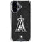 MLB Los Angeles Angels Dark Wash iPhone 16 Plus Clear Case