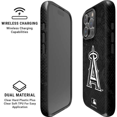MLB Los Angeles Angels Dark Wash iPhone 16 Pro Max Magsafe Impact Case