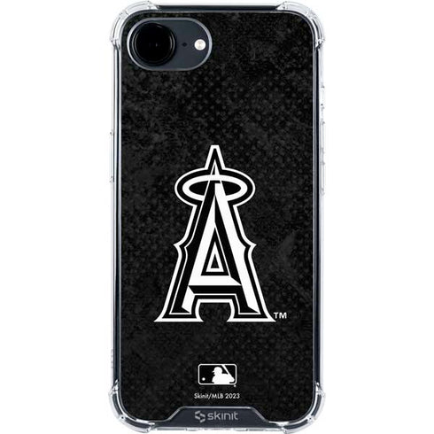 MLB Los Angeles Angels Dark Wash iPhone 16e Clear Case