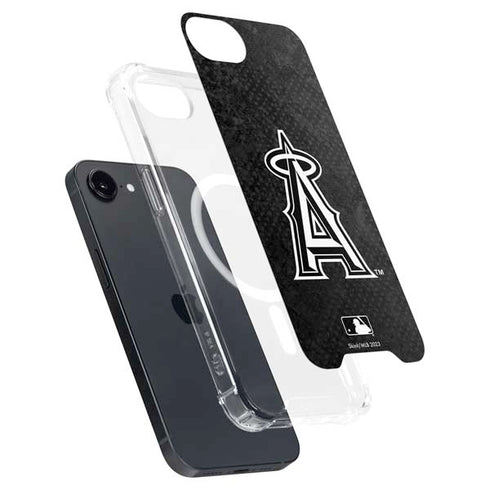 MLB Los Angeles Angels Dark Wash iPhone 16e MagSafe Case