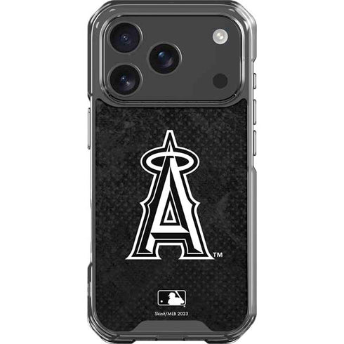 MLB Los Angeles Angels Dark Wash iPhone 17 Pro Clear Case