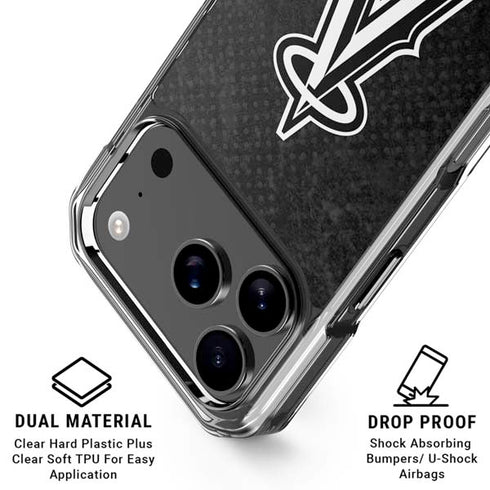 MLB Los Angeles Angels Dark Wash iPhone 18 Pro Clear Case
